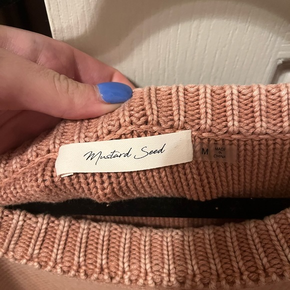 Mustard seed sweater - Picture 3 of 4